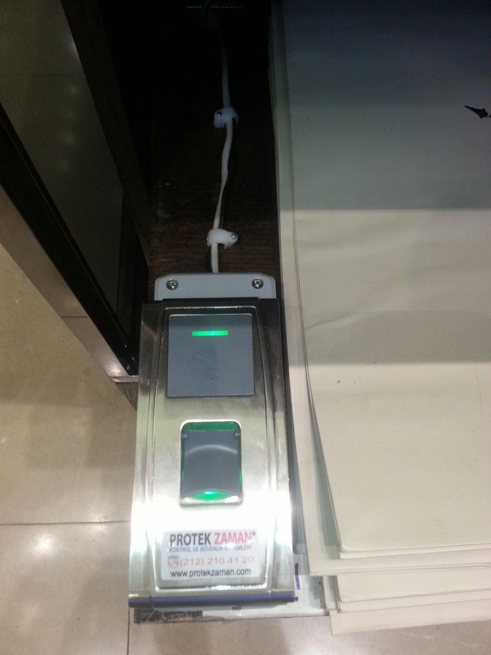 MA300-ID Parmak İzi Terminali Montaj Görüntüleri